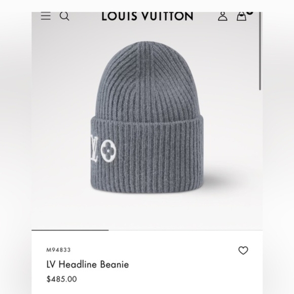 Louis Vuitton Accessories - Louis Vuitton Lavender Beanie